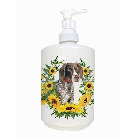 Carolines Treasures German Shorthaired Pointer Ceramic Soap Dispenser CK2833SOAP
